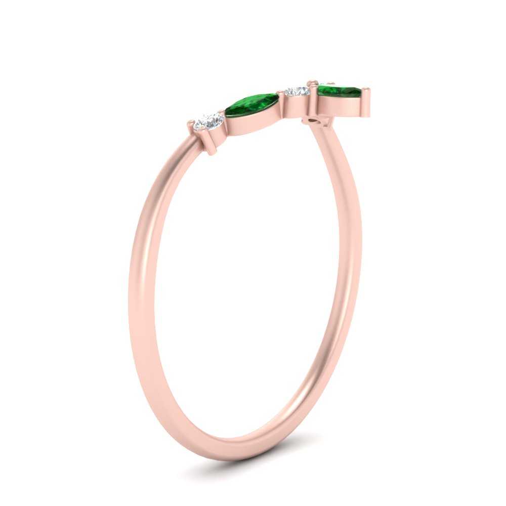 Crown Marquise And Round Band