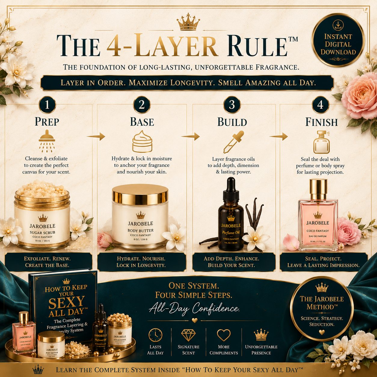 How to Keep Your Sexy All Day | The Complete Fragrance Layering & Longevity Guide (Digital eBook)