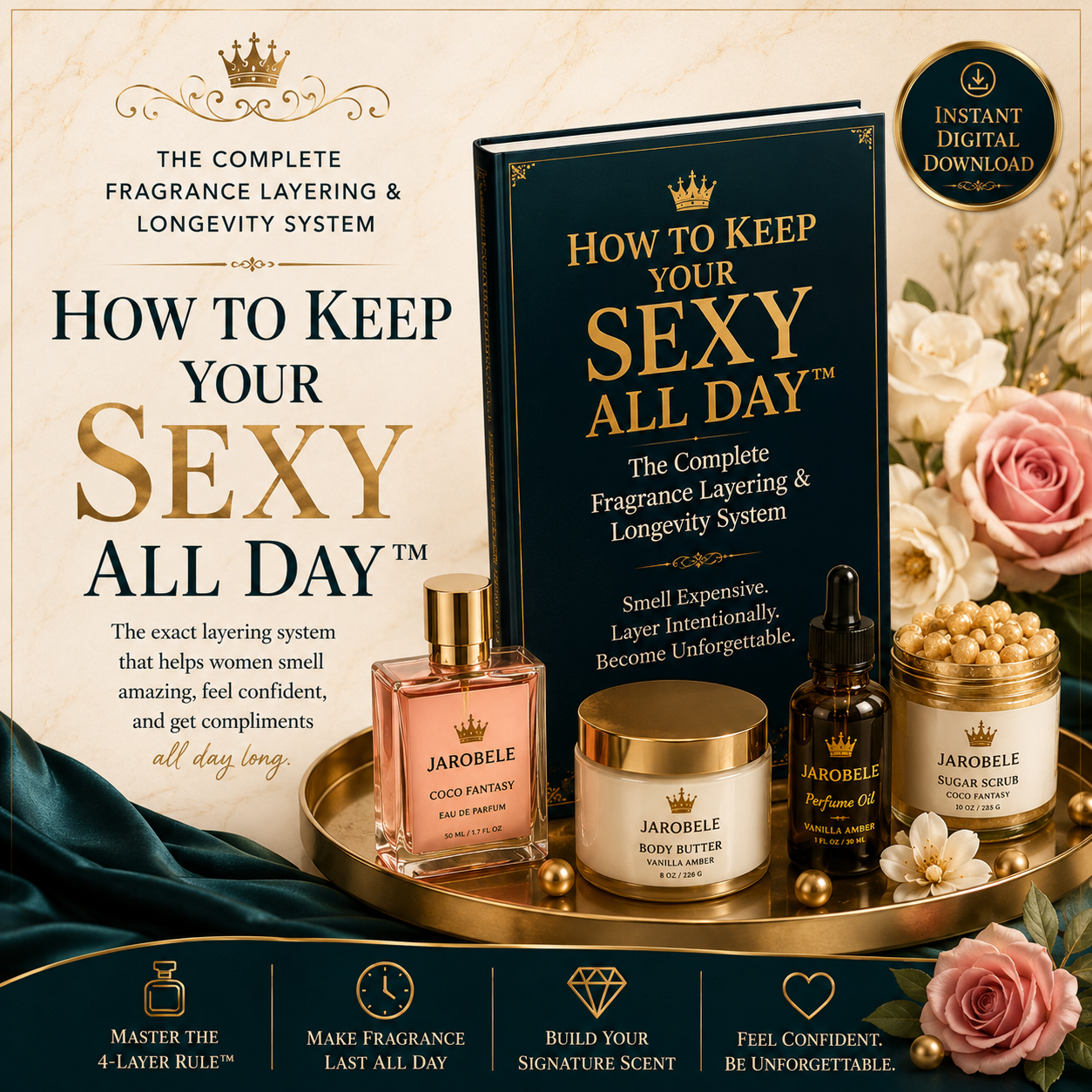 How to Keep Your Sexy All Day | The Complete Fragrance Layering & Longevity Guide (Digital eBook)