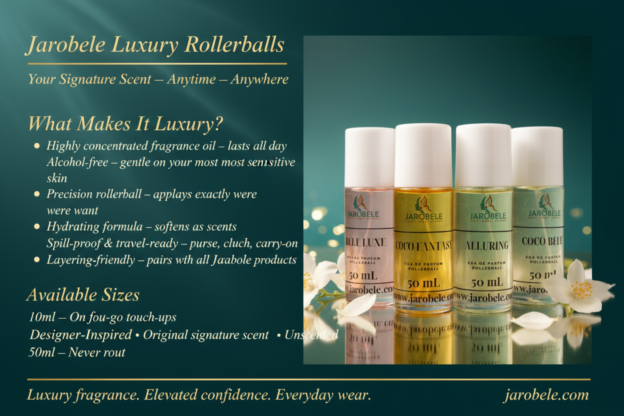 Jarobele Rollerball Product Description Card