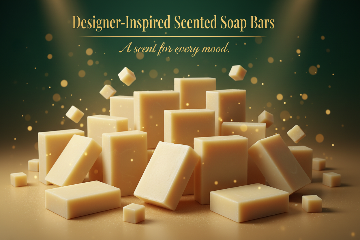 Jarobele Soap Bar Collection – Actual Products Cinematic Banner