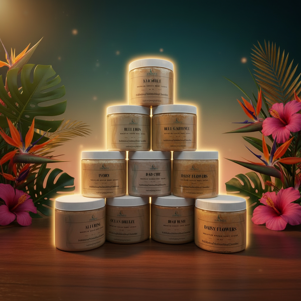 Jarobele Sugar Scrubs – Jewel-Toned Editorial Refined